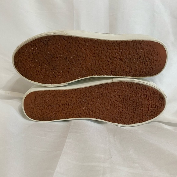 Superga Women's Shimmering Silver Platform Sneakers, EU 39/US 8 - Picture 9 of 12